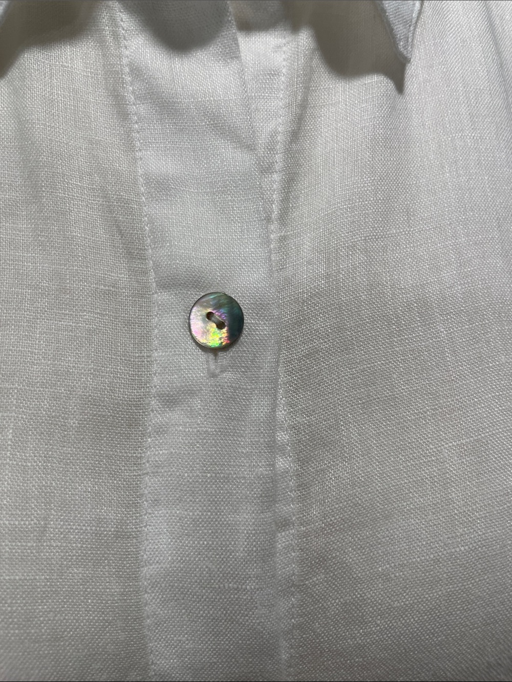 J.Jill LOVE LINEN White Linen Classic button down Shirt.
Size - SMALL - Picture 9 of 13